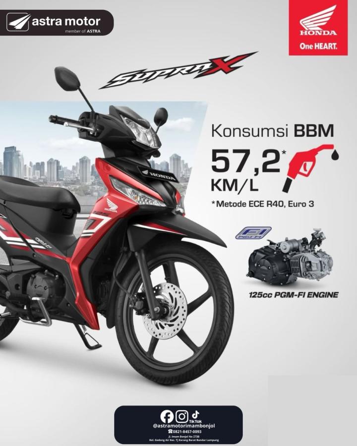 Rajanya Motor Bebek: Astra Motor Imam Bonjol Tegaskan Efisiensi Honda Supra X 125 sebagai Pilihan Utama Mobilitas Harian